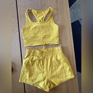 Honeycut Shorts and Sports Bra